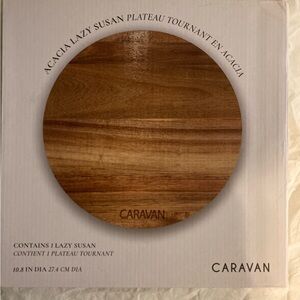 Caravan Acacia Lazy Susan - Brown